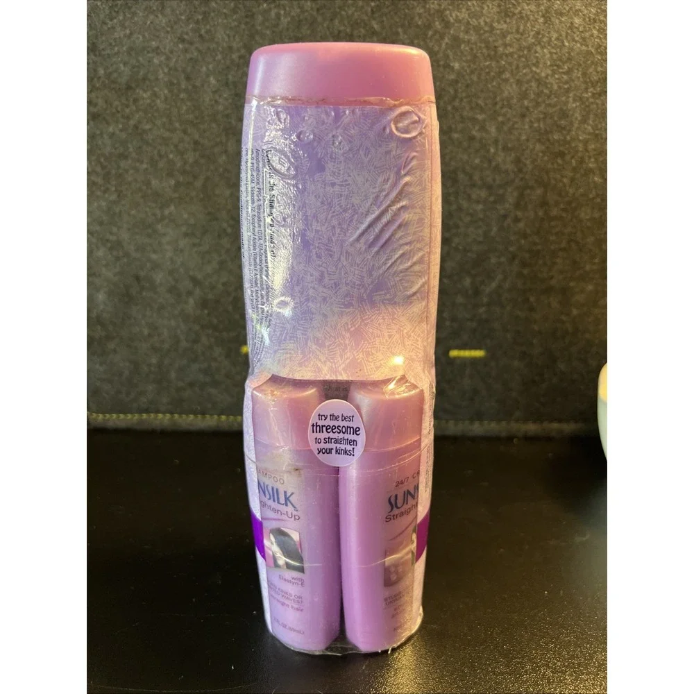 Sunsilk Straighten-up Conditioner‎ With 2oz Shampoo & 24/7 Creme